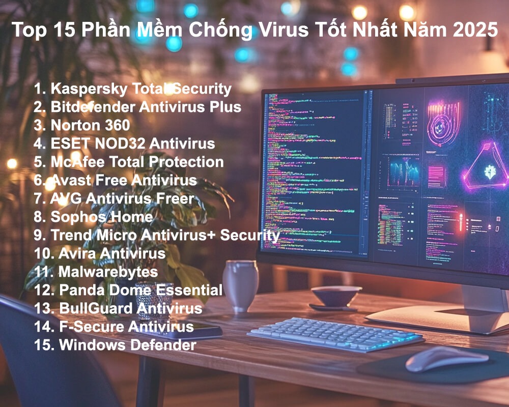 Top 15 phần mềm chống virus tốt nhất năm 2025 1 Phần Mềm Chống Virus Tốt Nhất