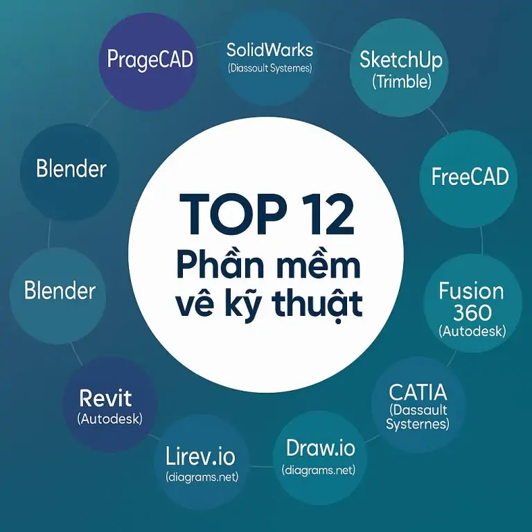 phần mềm vẽ kỹ thuật